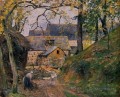 ferme à montfoucault 1874 Camille Pissarro paysage